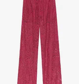 Catwalk Junkie Broek 'Pull On Lace' - Cranberry Juice - Catwalk Junkie