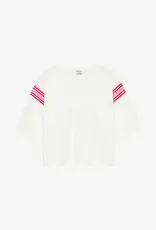 Catwalk Junkie T-Shirt 'Football Graphic' - Off White - Catwalk Junkie