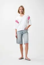 Catwalk Junkie T-Shirt 'Football Graphic' - Off White - Catwalk Junkie