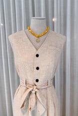 Jumpsuit  'Alveria' - Light-Beige - Artlove