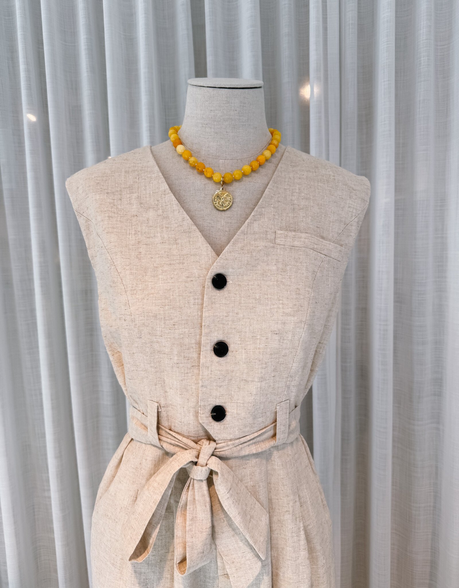 Jumpsuit  'Alveria' - Light-Beige - Artlove