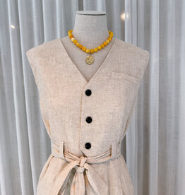 Jumpsuit  'Alveria' - Light-Beige - Artlove