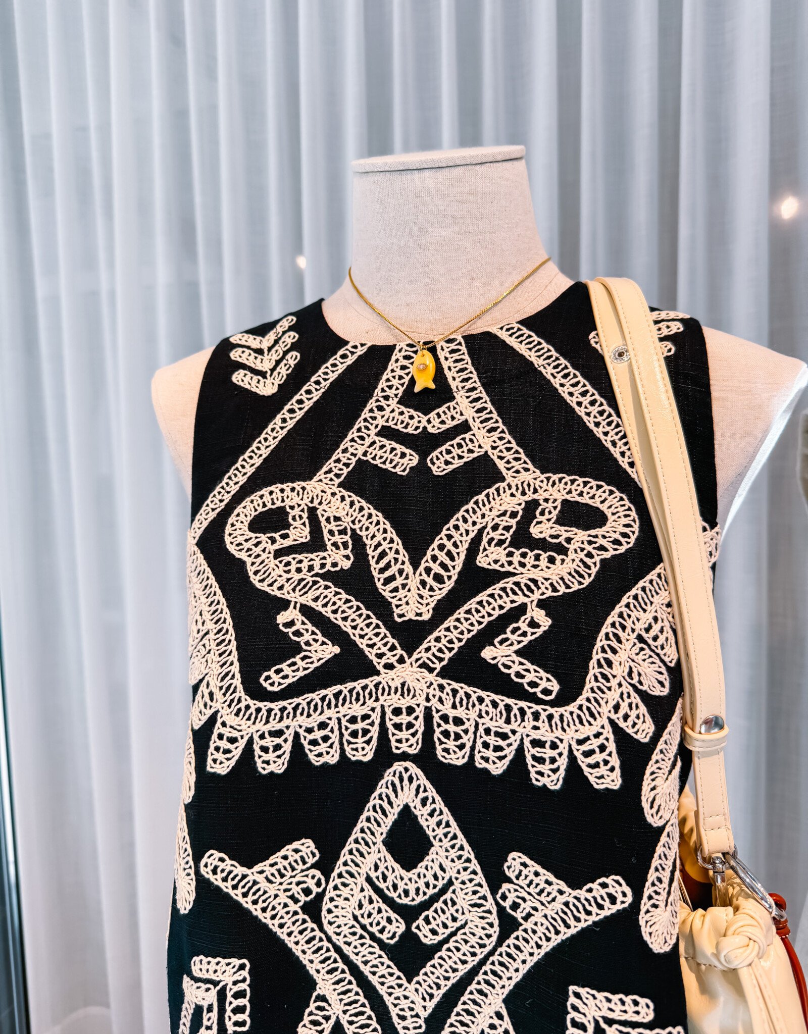 La Petite Etoile Top 'Thiney' - Noir/Ecru - La Petite Etoile