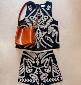 La Petite Etoile Short 'Shey' - Noir/Ecru - La Petite Etoile