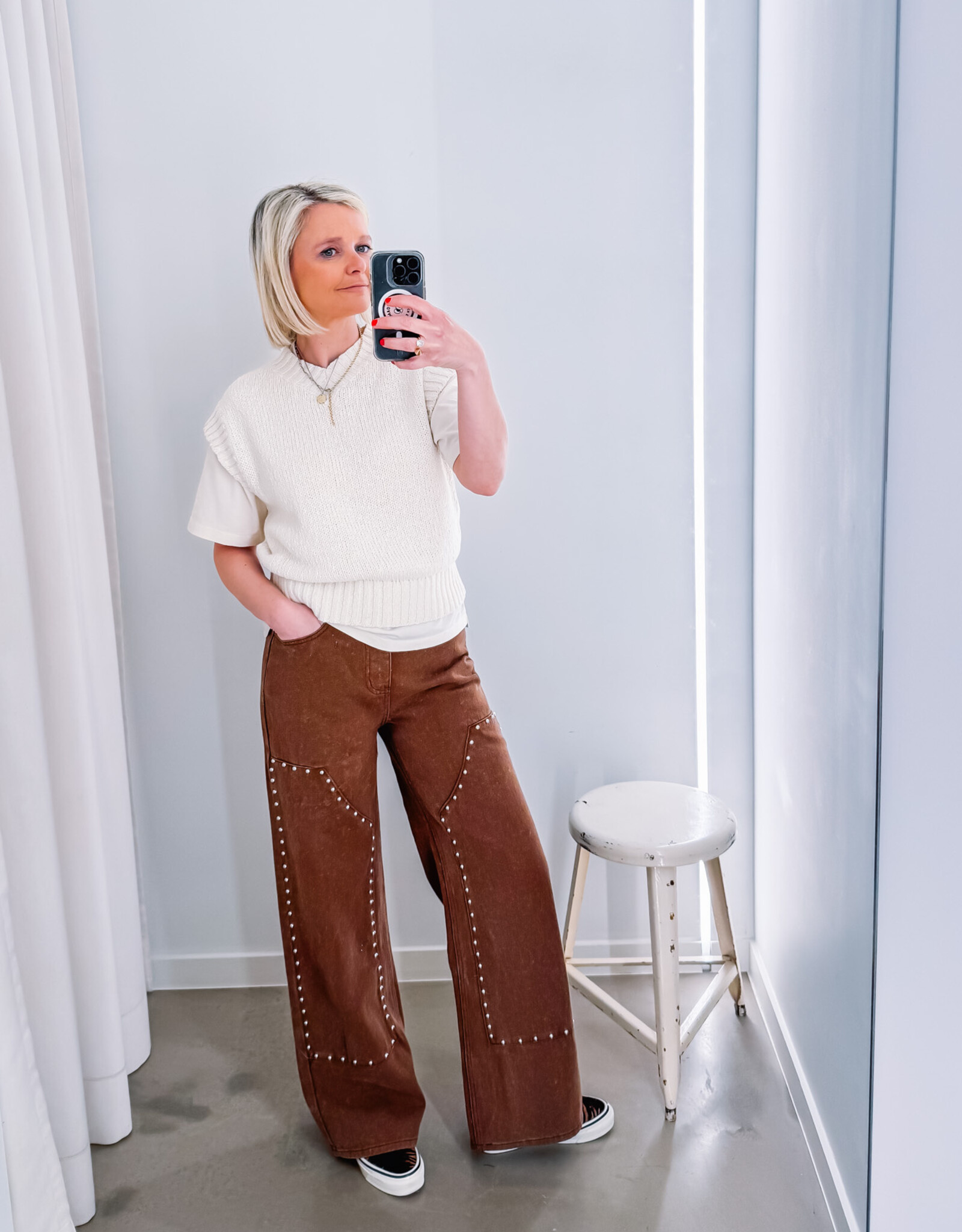 Refined Department Jeans 'Payton' - Brown - Refined Department