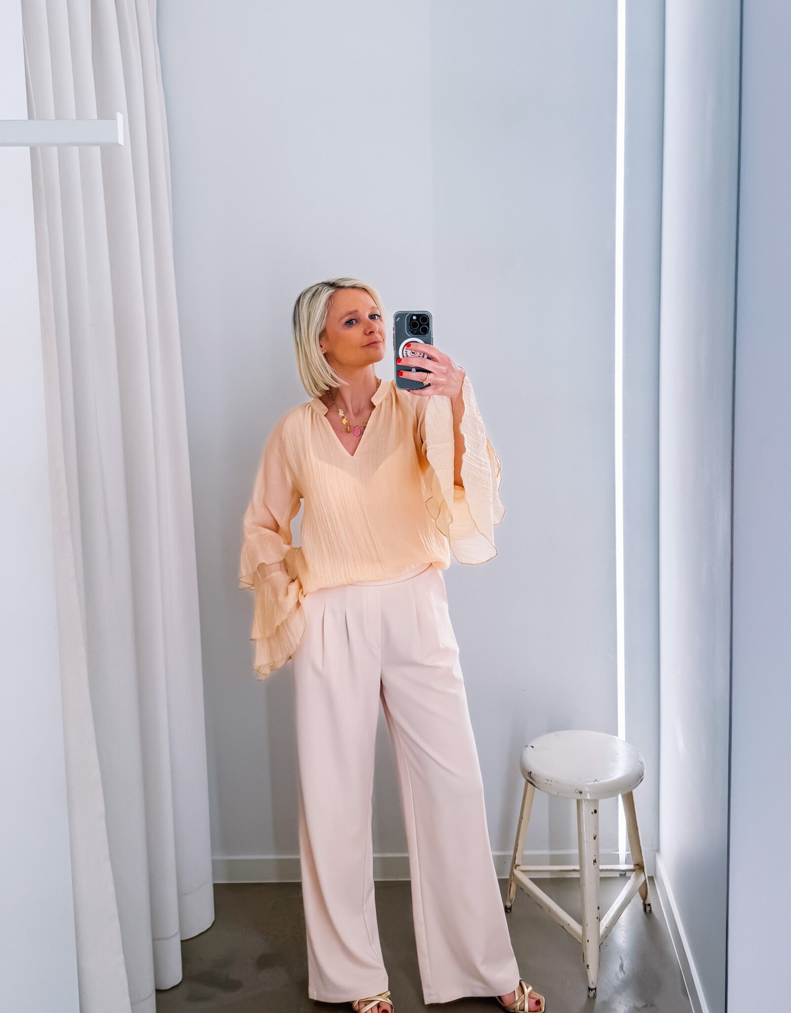 Studio Amaya Broek 'Jasmin' - Beige - Studio Amaya