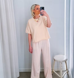 Studio Amaya Broek 'Jasmin' - Beige - Studio Amaya