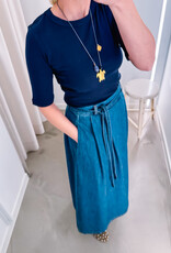 Withblack T-Shirt 'Lullu' - Midnight Blue - Withblack