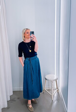 Withblack T-Shirt 'Lullu' - Midnight Blue - Withblack