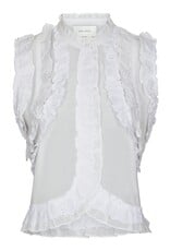 Top Ruffle 'Celia' - White - Neo Noir