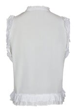 Top Ruffle 'Celia' - White - Neo Noir