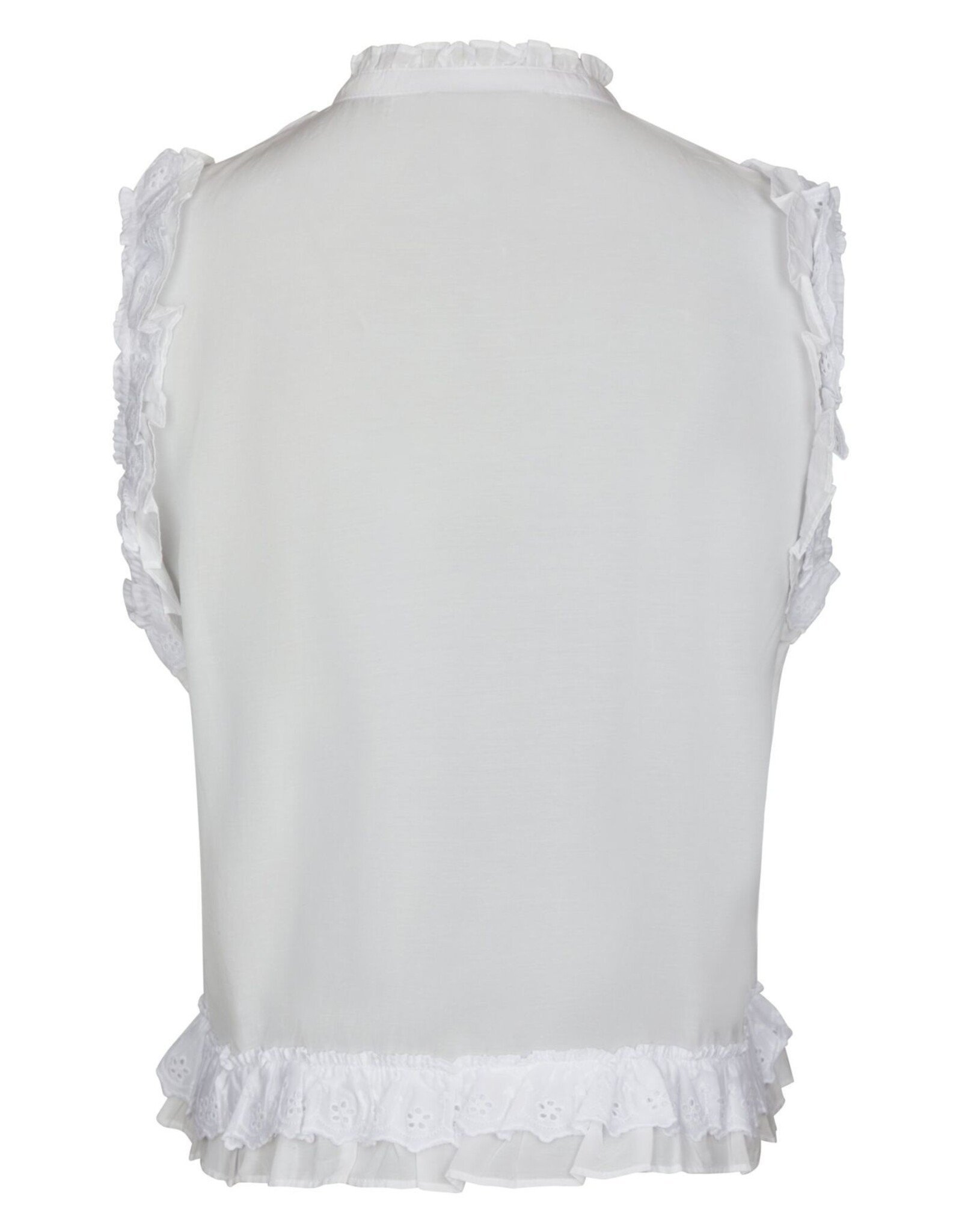 Top Ruffle 'Celia' - White - Neo Noir