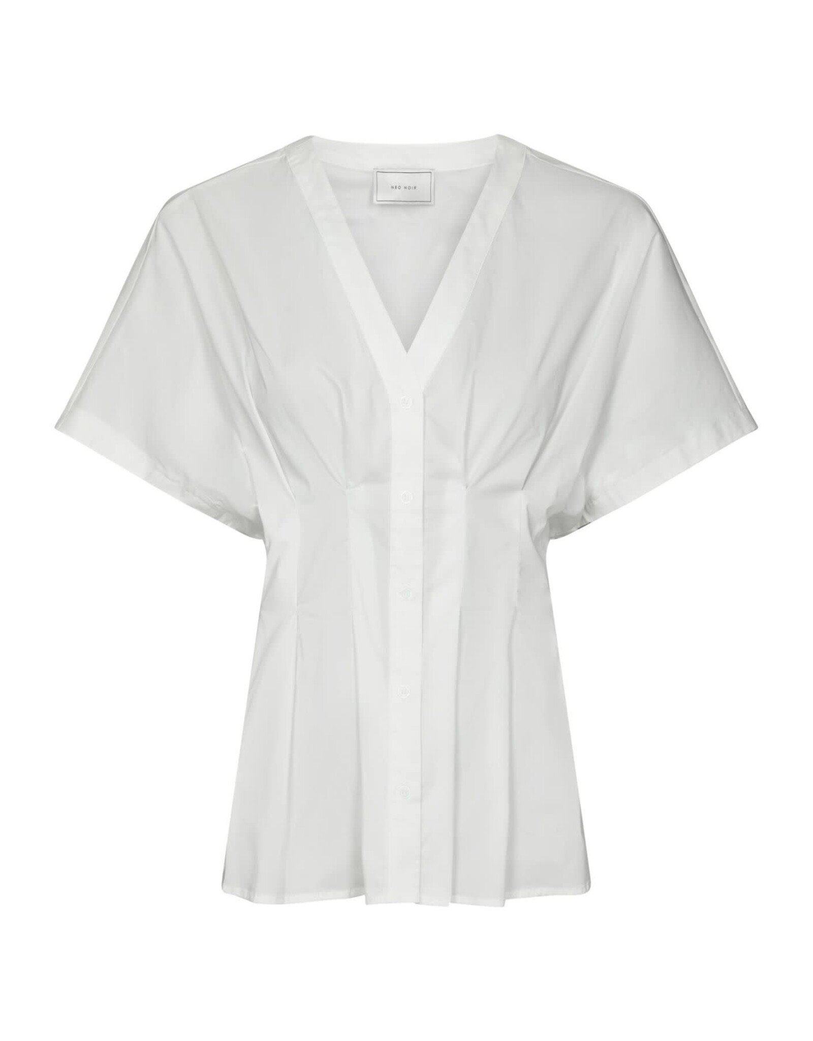 Blouse Poplin 'Adamma' - White - Neo Noir