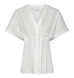 Blouse Poplin 'Adamma' - White - Neo Noir