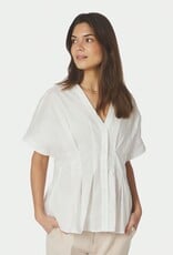Blouse Poplin 'Adamma' - White - Neo Noir