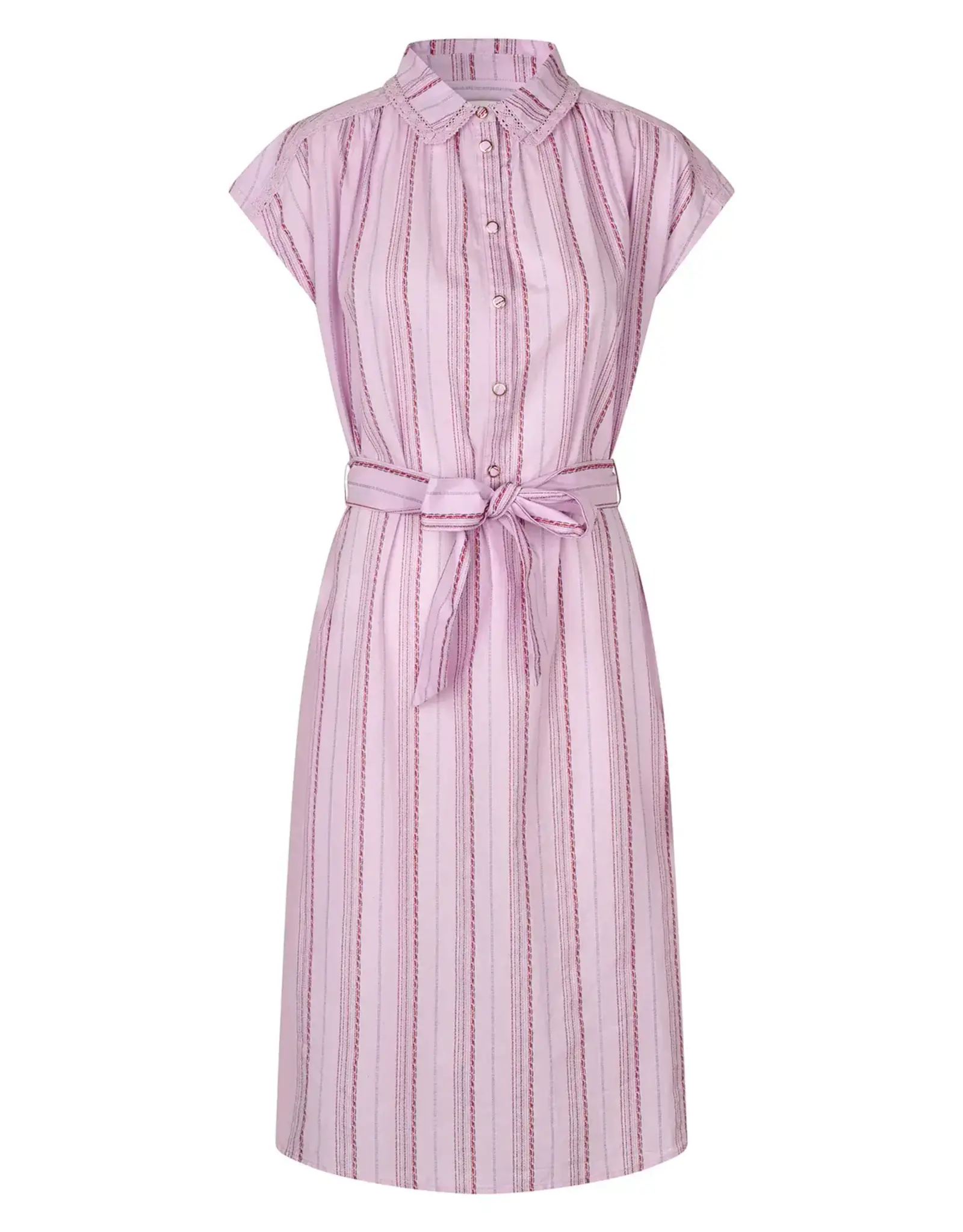 Lollys Laundry Jurk 'Bey' - Lilac - Lollys Laundry