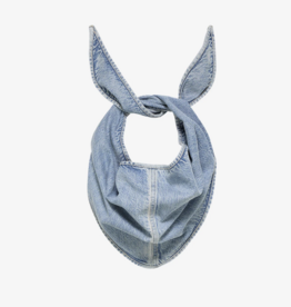 Catwalk Junkie Denim Scarf 'Triangle' - Blue - Catwalk Junkie