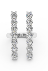 Billion Avenue Iris Diamond Ring - Silver - Billion Avenue