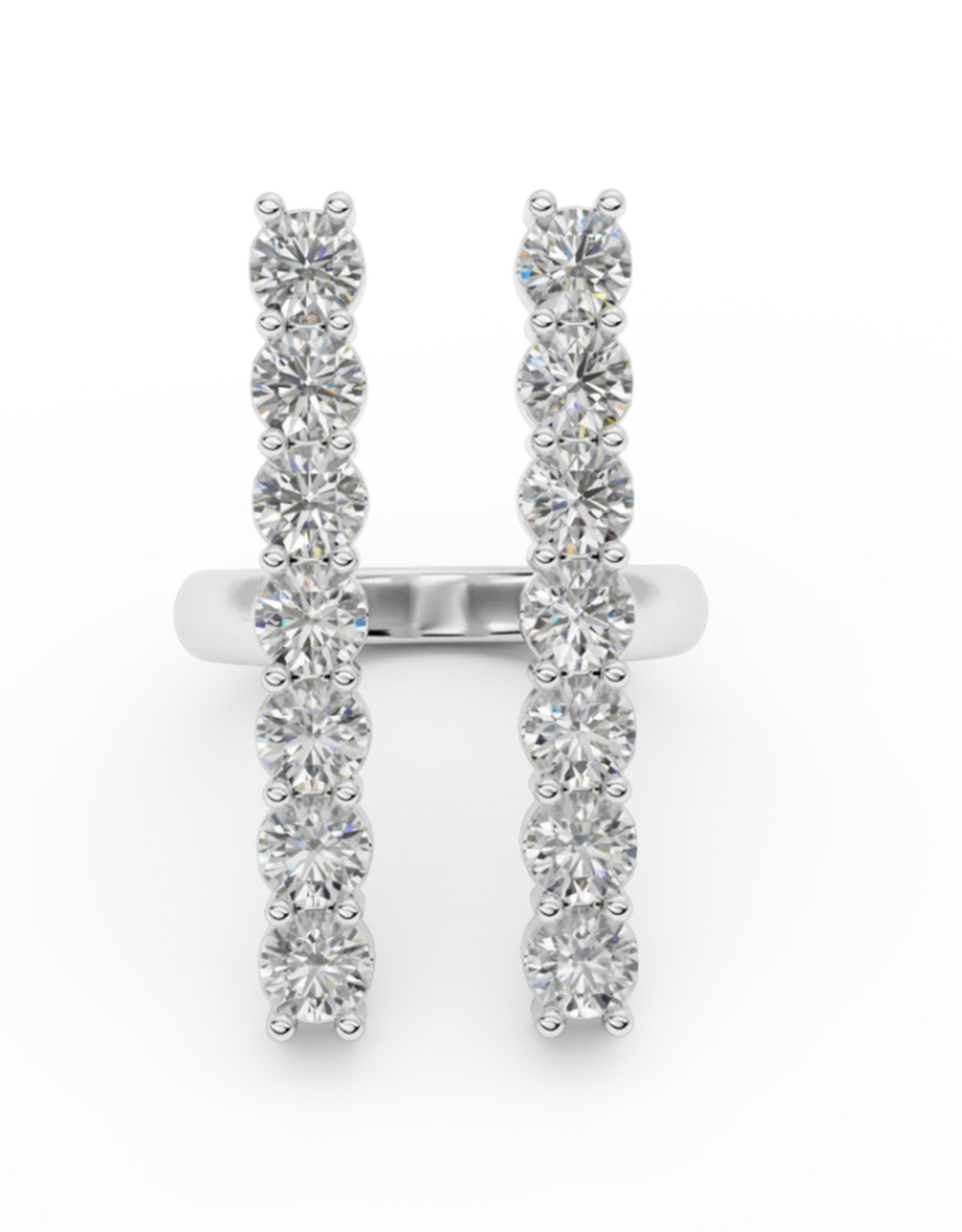Billion Avenue Iris Diamond Ring - Silver - Billion Avenue