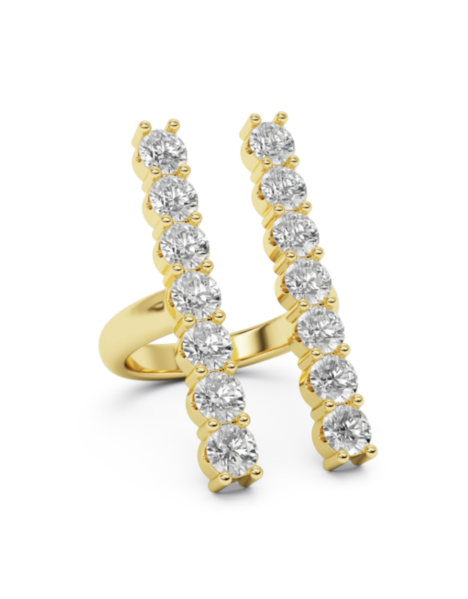 Billion Avenue Iris Diamond Ring - Gold - Billion Avenue
