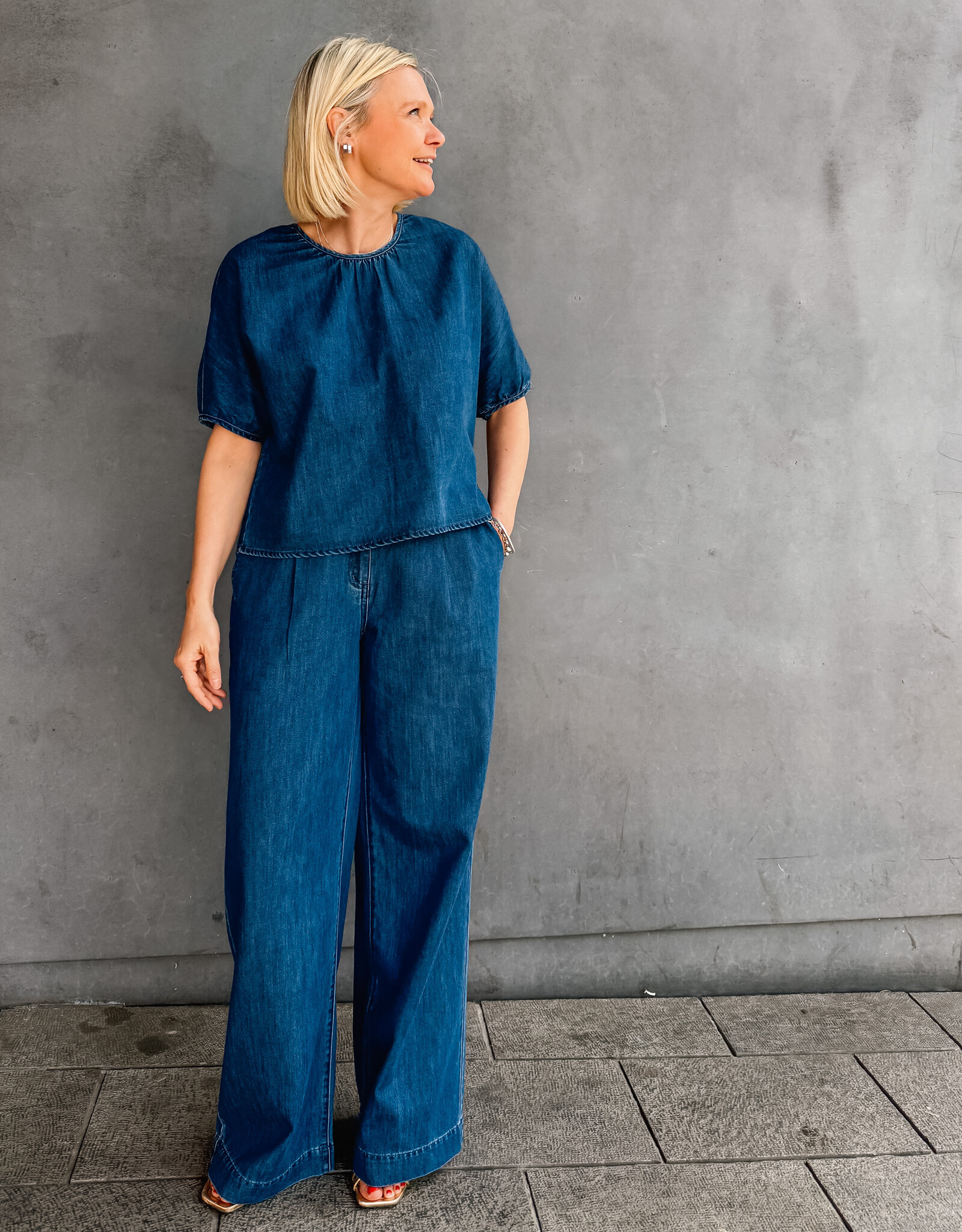 Another Label Jeans 'Maddy' - Mid Blue Denim - Another Label