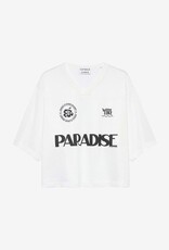 Catwalk Junkie T-Shirt Jersey 'Football Graphic' - Off White - Catwalk Junkie