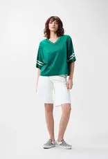 Catwalk Junkie T-Shirt  'Football Jersey' - Wild Green - Catwalk Junkie