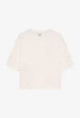 Catwalk Junkie T-Shirt 'Hibiscus' - Egret - Catwalk Junkie