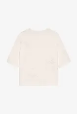 Catwalk Junkie T-Shirt 'Hibiscus' - Egret - Catwalk Junkie