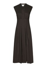 Jurk Poplin 'Irena' - Chocolate Brown - Neo Noir