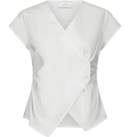 Top Poplin 'Fidi' - White - Neo Noir