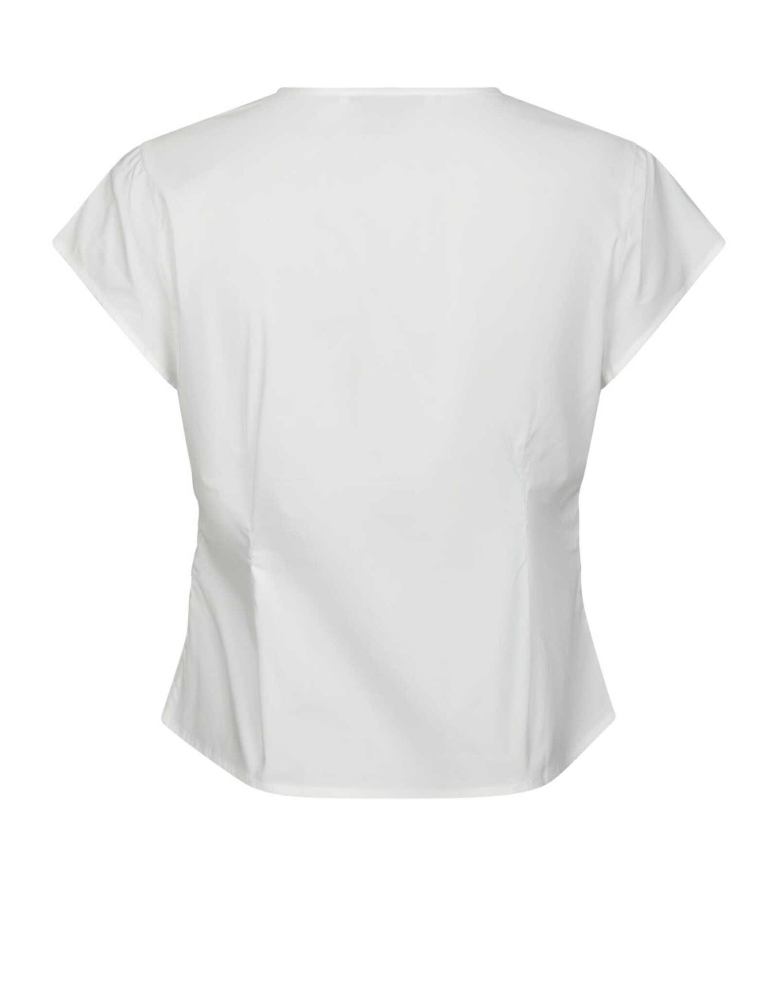 Top Poplin 'Fidi' - White - Neo Noir