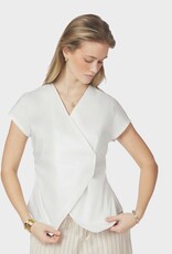 Top Poplin 'Fidi' - White - Neo Noir