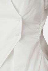 Top Poplin 'Fidi' - White - Neo Noir