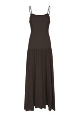 Jurk Voile 'Jackie' - Dark Brown - Neo Noir