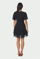 Jurk Voile 'Circle S' - Navy - Neo Noir