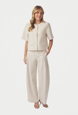Broek Linen 'Essiall' - Creme - Neo Noir