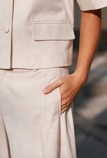 Broek Linen 'Essiall' - Creme - Neo Noir