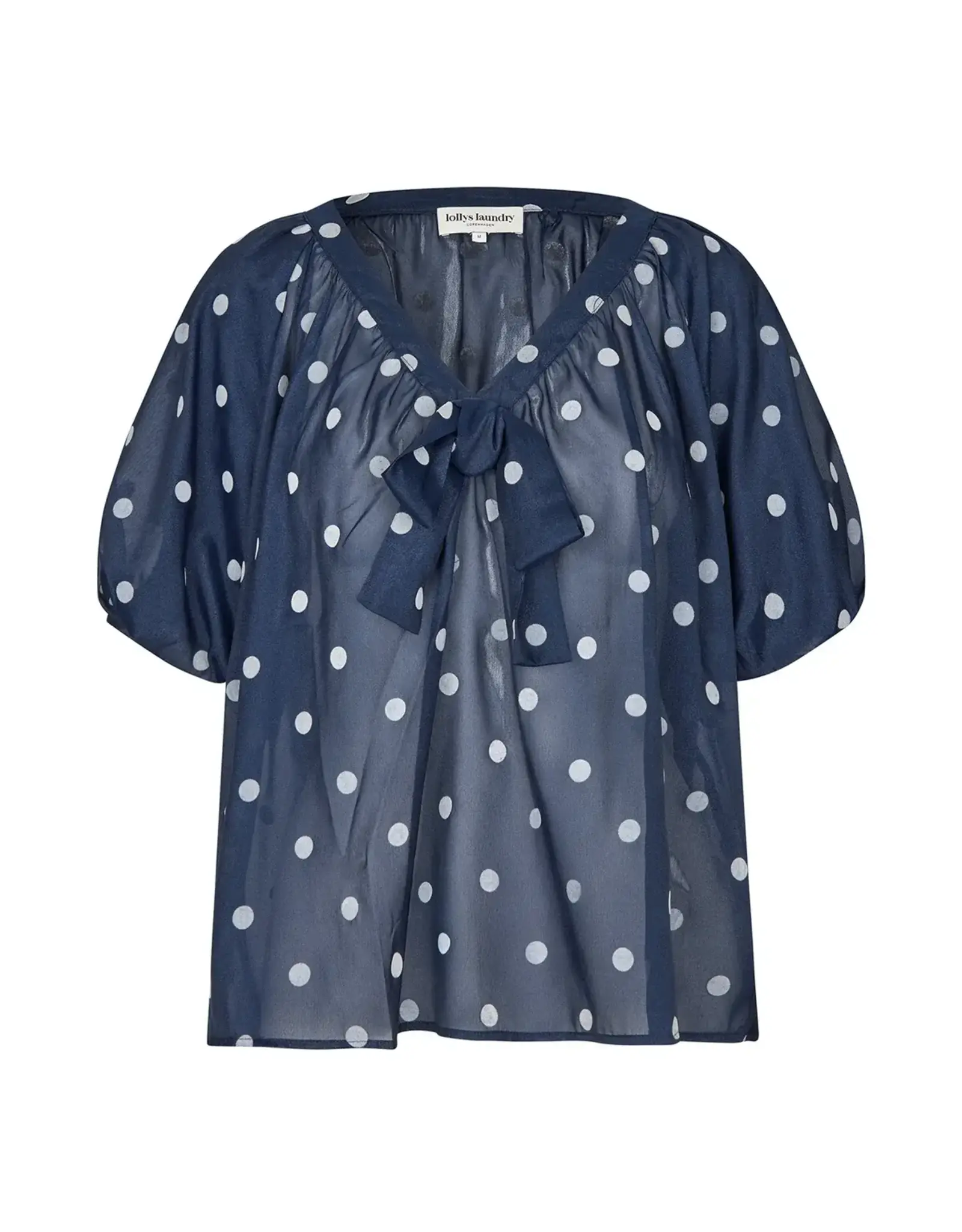 Lollys Laundry Blouse 'Pine' - Dark Blue - Lollys Laundry