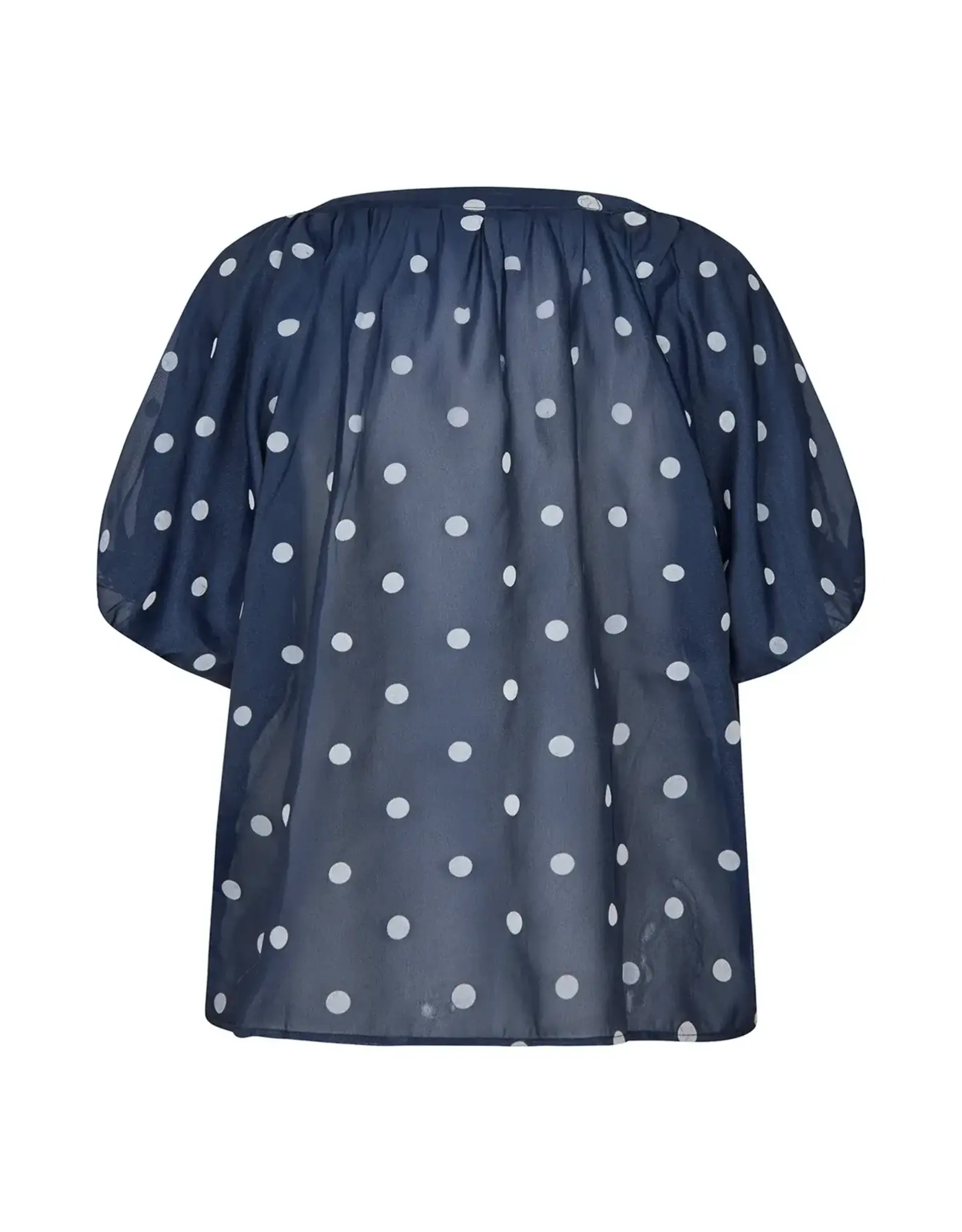 Lollys Laundry Blouse 'Pine' - Dark Blue - Lollys Laundry