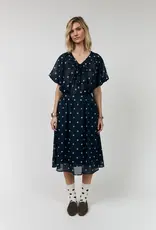 Lollys Laundry Blouse 'Pine' - Dark Blue - Lollys Laundry