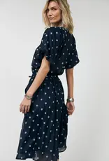 Lollys Laundry Blouse 'Pine' - Dark Blue - Lollys Laundry