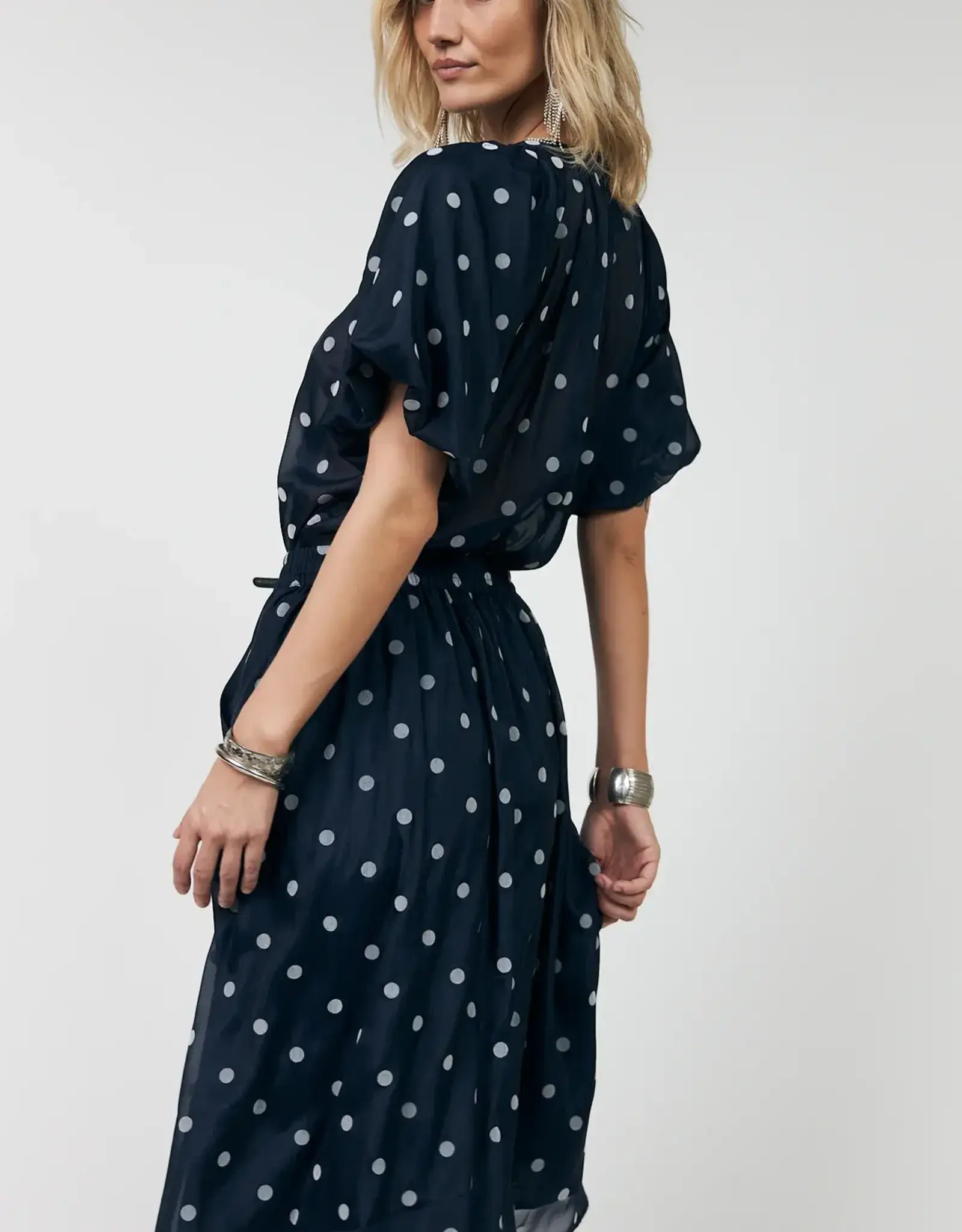 Lollys Laundry Blouse 'Pine' - Dark Blue - Lollys Laundry