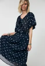 Lollys Laundry Blouse 'Pine' - Dark Blue - Lollys Laundry