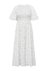 A view Jurk Dot 'Tabita' - White With Black Dots - A View