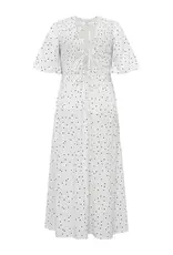 A view Jurk Dot 'Tabita' - White With Black Dots - A View