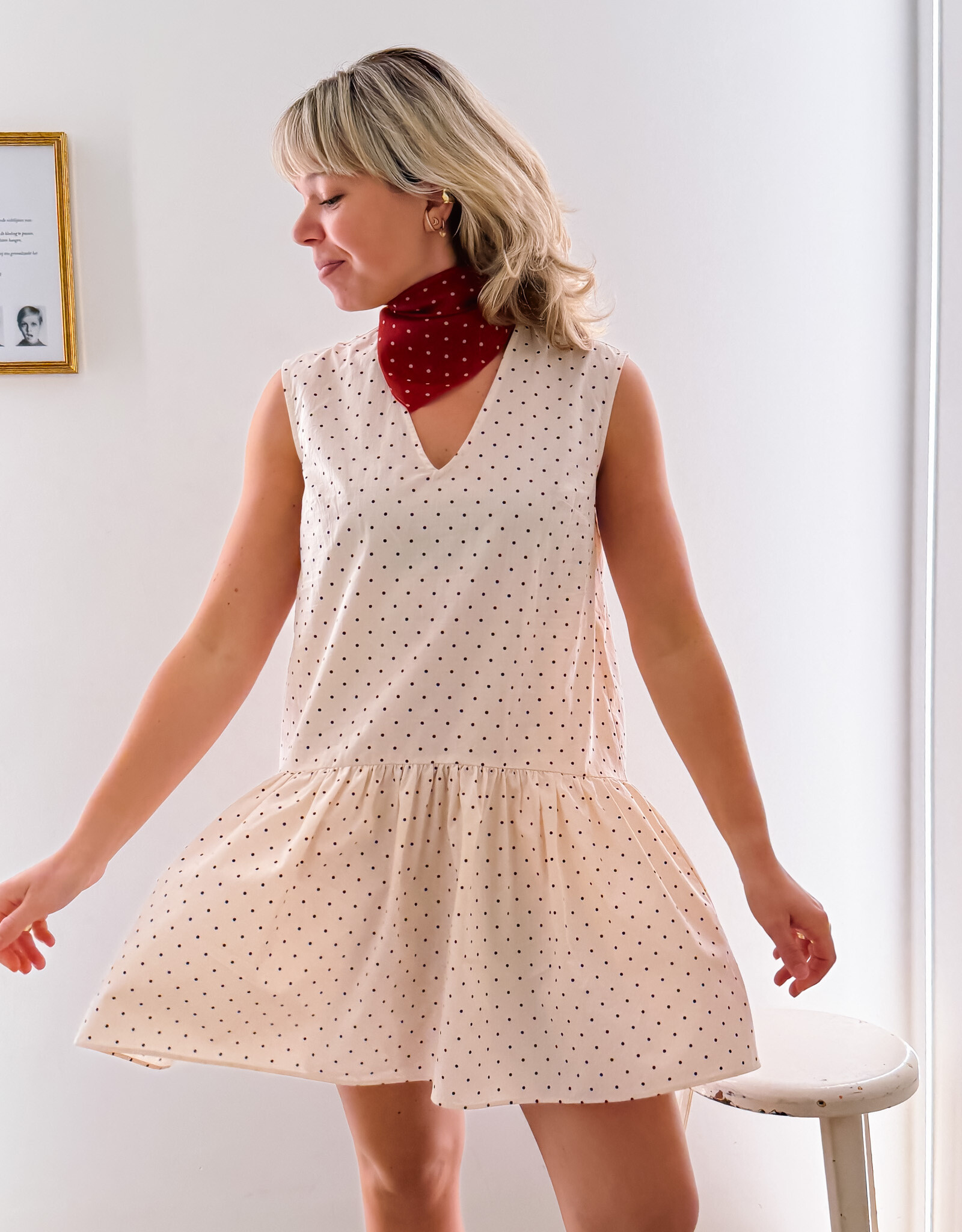 The Golden House Ad Jurk 'Holly' - Pois - Adoré
