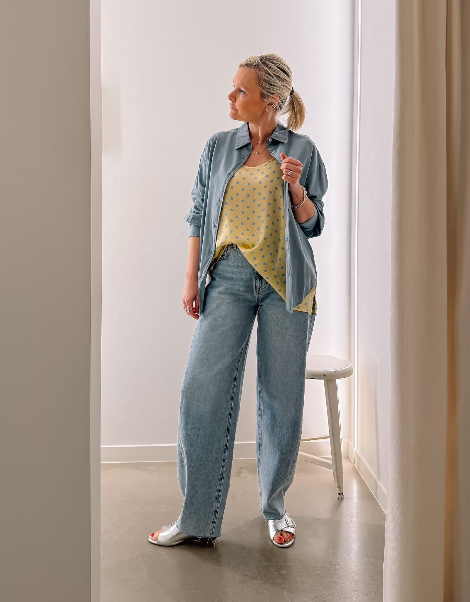 Catwalk Junkie Jeans Barrel 'Super' - Blue - Catwalk Junkie