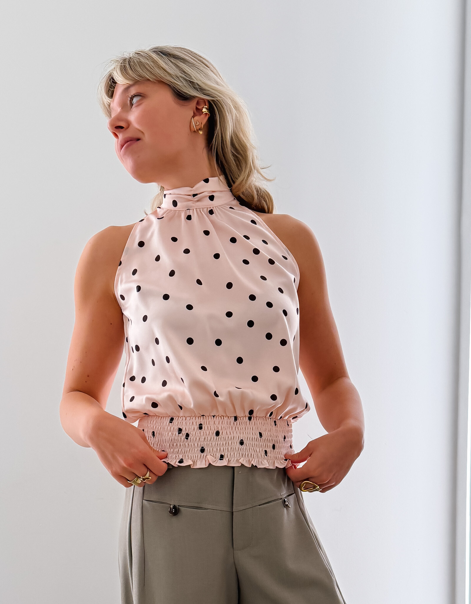 Top Big Dot 'Jos' - Light Pink - Neo Noir