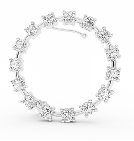 Billion Avenue Ray Diamond Earstud Right - Silver - Billion Avenue